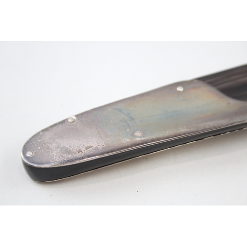 88 - .925 detailed bone shoe horn