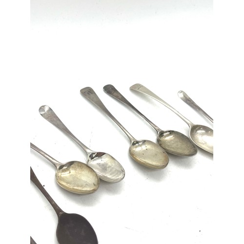 541 - Selection of 8 antique silver spoons weight approximately