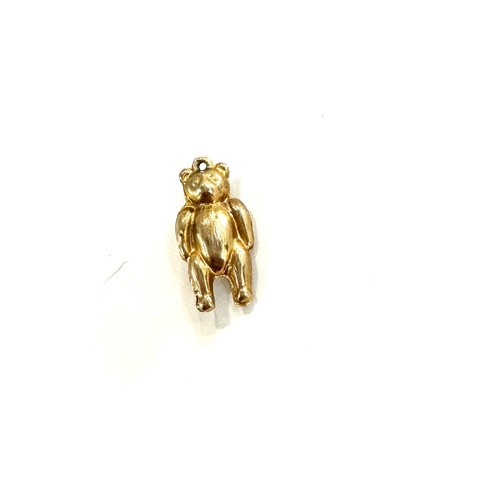 530 - 9ct gold Bear charm 0.5grams