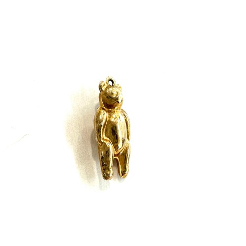 530 - 9ct gold Bear charm 0.5grams