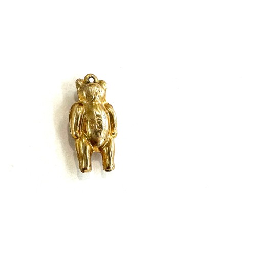 530 - 9ct gold Bear charm 0.5grams