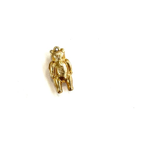 530 - 9ct gold Bear charm 0.5grams