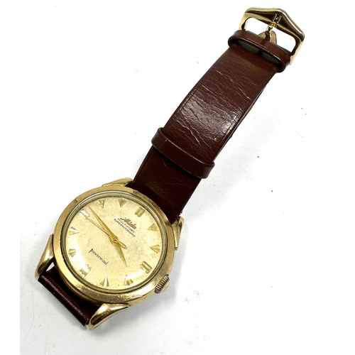 436 - Vintage Mido Multifort super automatic powerwind gents  Wristwatch the watch is ticking