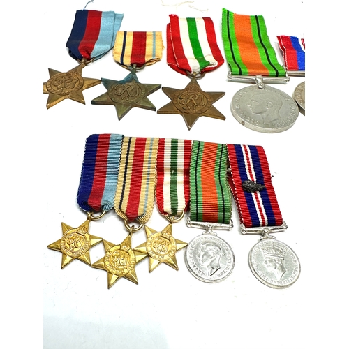 408 - ww2 medal group full size & miniatures