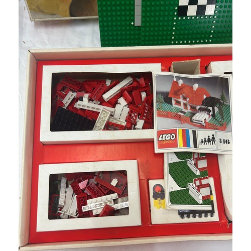 89 - Vintage Legoland 380 village set, appears complete with instructions