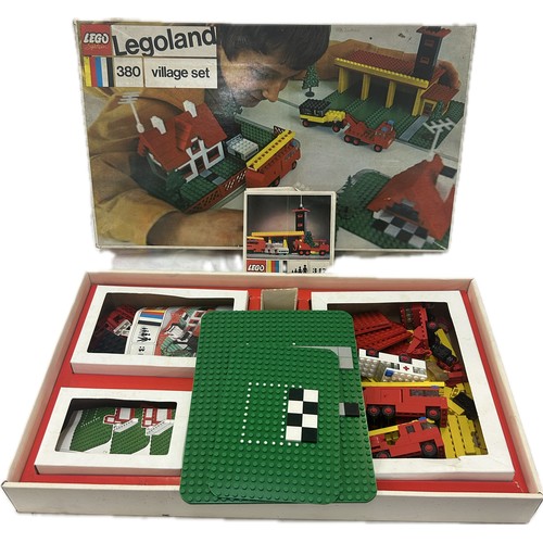 89 - Vintage Legoland 380 village set, appears complete with instructions