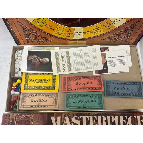 105 - Vintage 1970 Masterpiece The Art Auction board game by Parker, appears complete