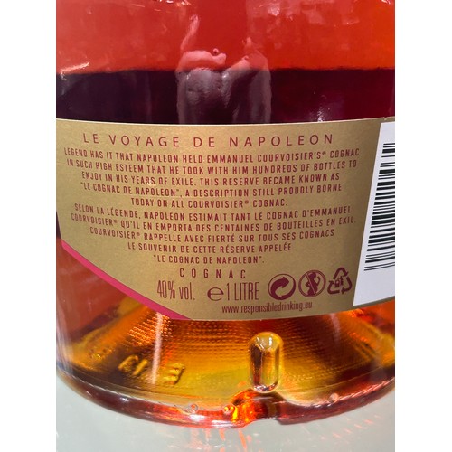 570 - 2 bottles of alcohol to include Courvoisier VS Cognac 1 litre bottle, Cointreau 35cl