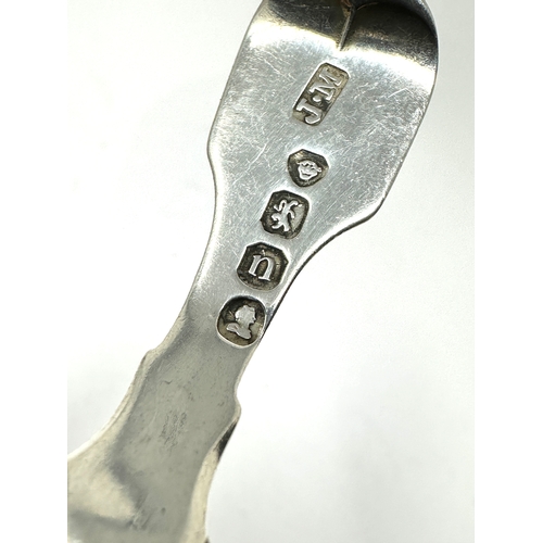 16 - Georgian silver tea caddy spoon