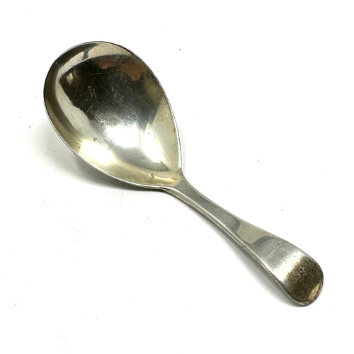 18 - Antique  silver tea caddy spoon