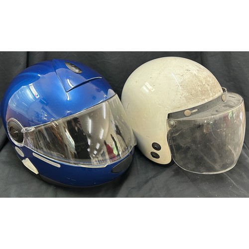 17 - 2 Motorcycle helmets, size large