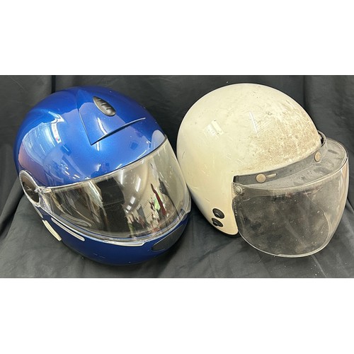 17 - 2 Motorcycle helmets, size large