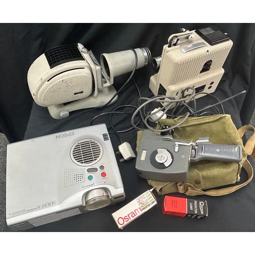 185 - Selection of projectors, to include makers Norris, Eumig, Epsom projector all untested