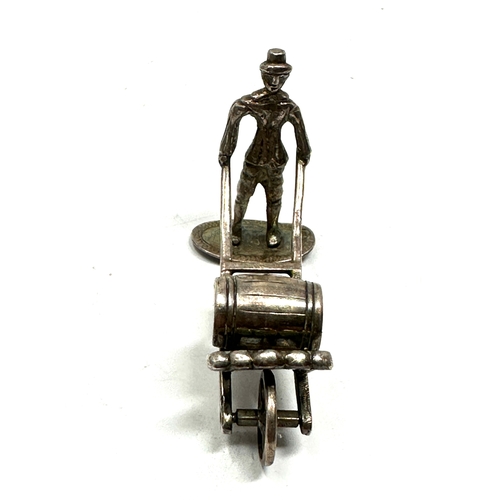 21 - Early 18th / 19th century Antique dutch silver miniature fig later Victorian import hallmark