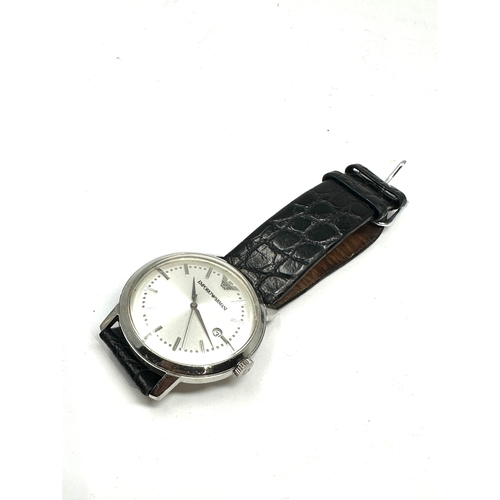 455 - Emporio Armani gents quartz wristwatch untested poosibly needs new battery