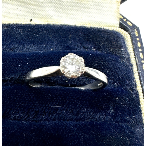 99 - 18ct white gold diamond ring 0.33ct diamond weight 2.1g