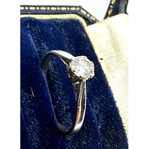 99 - 18ct white gold diamond ring 0.33ct diamond weight 2.1g