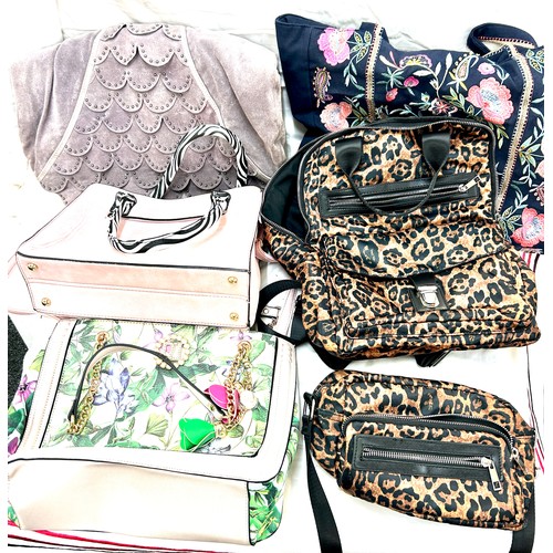 230 - Selection ladies handbags, backpacks, bum bag etc