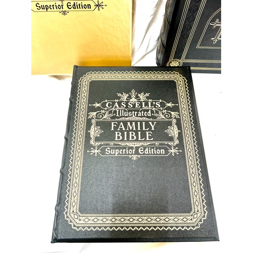 44 - Limited edition Cassells illustrated family bible, superior edition, one other