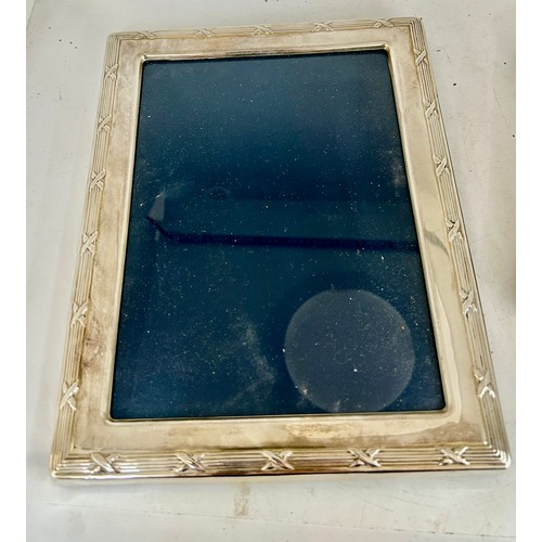 555 - 3 Hallmarked Silver Photo Frames