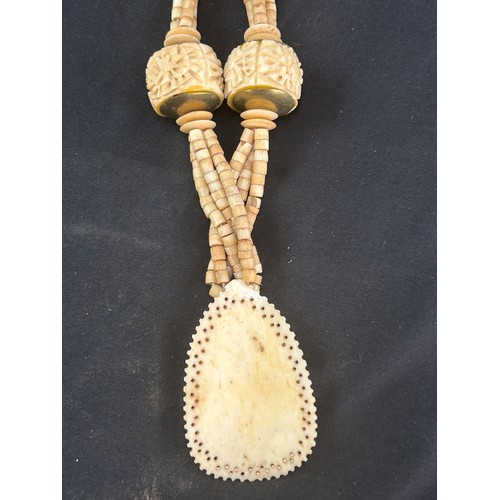 475 - Selection of African bone jewellery