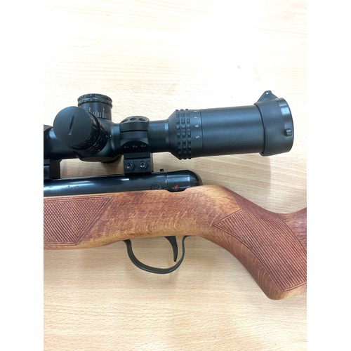 158 - Mark 1 Webley vulcan air rifle .22 Edgar brothers 5x20x50 I/R Scope