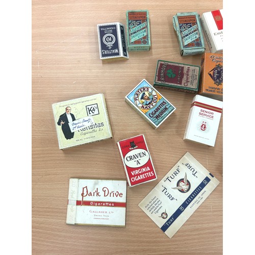 62 - 25x Old cigarette packets from 1920-30s