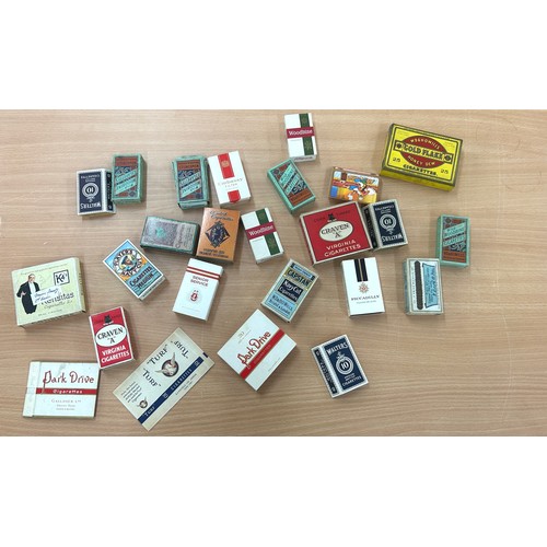 62 - 25x Old cigarette packets from 1920-30s