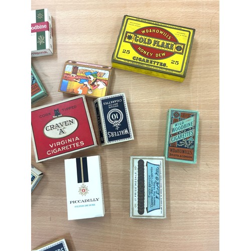 62 - 25x Old cigarette packets from 1920-30s