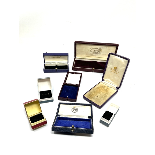 489 - selection of vintage jewellery boxes