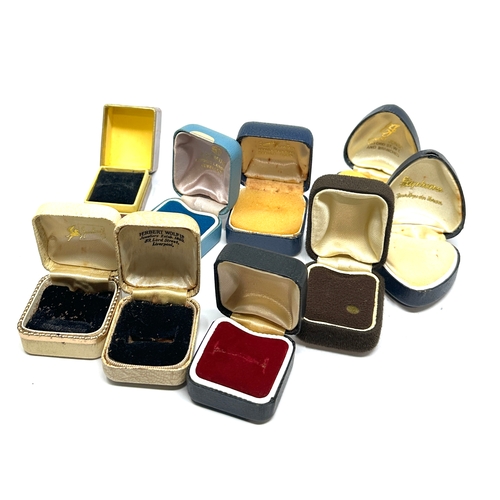 493 - Selection of vintage ring boxes