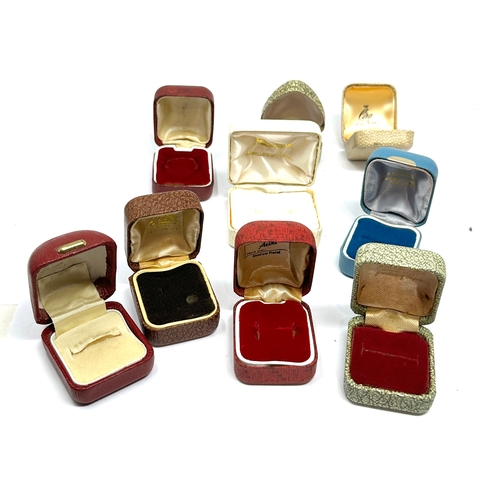 494 - Selection of vintage ring boxes