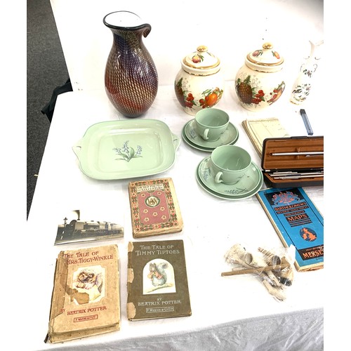 211 - Selection of miscellaneous includes pottery, glassware etc