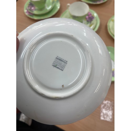 356 - Part Foley China Begonia tea service