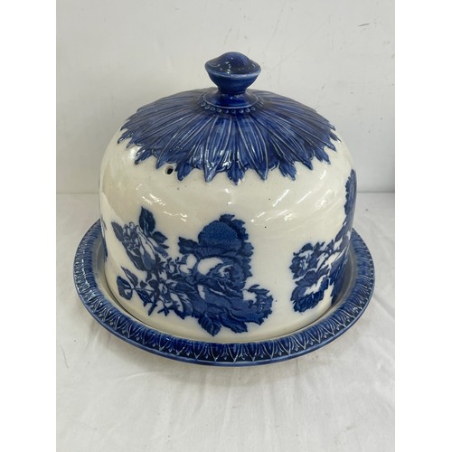 222 - Large staffordshire Ironstone cheese dish