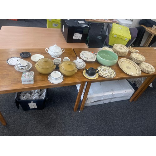 214 - Selection of miscellaneous includes Tureens, Large bowl etc