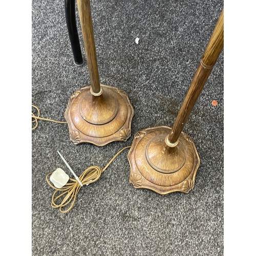 286 - Pair of decorative standard lamps, untested