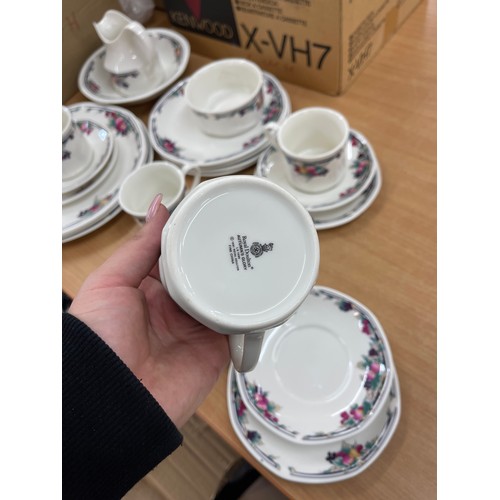 128 - Part Royal Doulton Autumn Glory set includes Cups, Plates etc