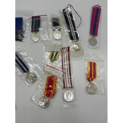 507 - Selection of 15 different British Miniature medals including Mercantile Marine, Special Constabulary... 