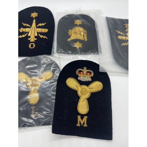 500 - Selection of 7 Royal Navy bullion trade patches