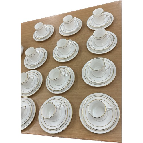 150 - 12 Place setting Royal Worcester Contessa Coffee service includes Espresso cups, coffee pot, sugar p... 