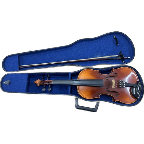 90A - Vintage cased Violin RUDAll