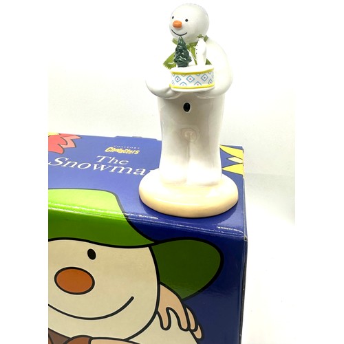 349 - Boxed Coalport The Snowman Snowmans Surprise figure, over all good condition