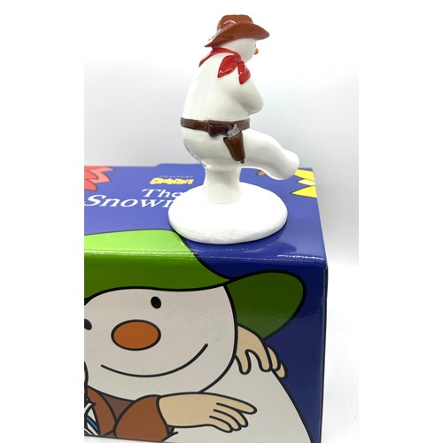 346 - Boxed Coalport The Snowman Cowboy Jig figure, over all good condition