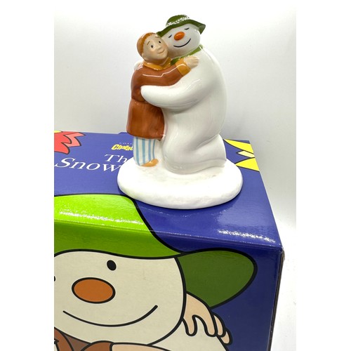 351 - Boxed Coalport The Snowman The Special Moment figure, over all good condition