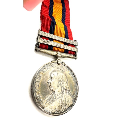 489 - South African boer war medal to 1211 lce core f.parsons a.s 2 bar