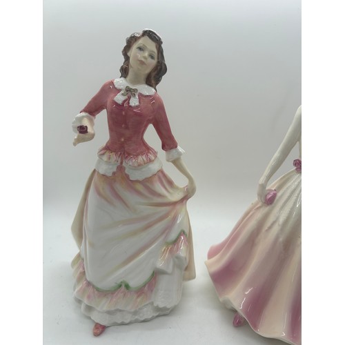 81 - Two royal Doulton lady figures includes Susan and Jennifer