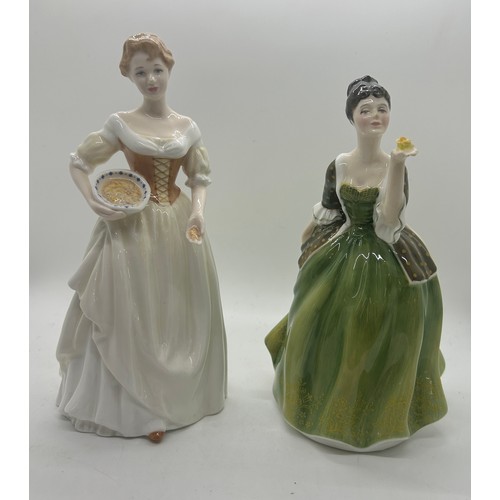 4 - 2 Royal Doulton figures includes Maid of the Meadow and Fleur