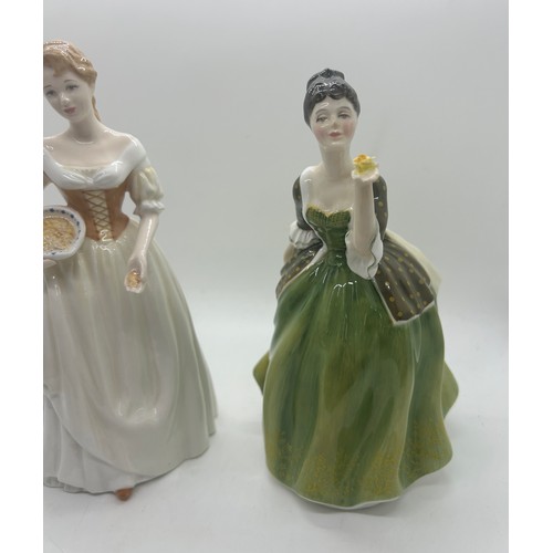 4 - 2 Royal Doulton figures includes Maid of the Meadow and Fleur