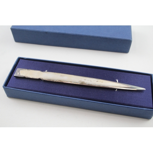 23 - .925 sterling silver letter opener boxed